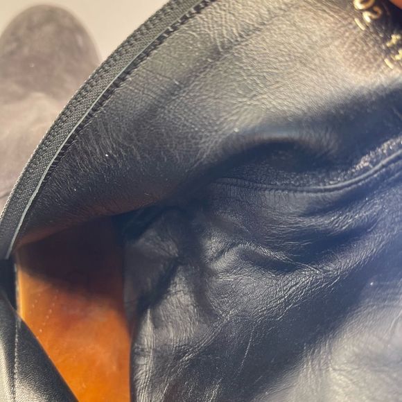 VERO CUOIO side zip suede booties, made in Italy, grey, size 38 (7), - Picture 10 of 10